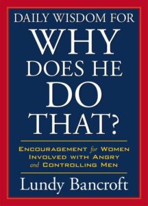 daily wisdom for why does he do that by lundy bancroft book cover