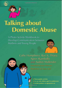 talking about domestic abuse book cover